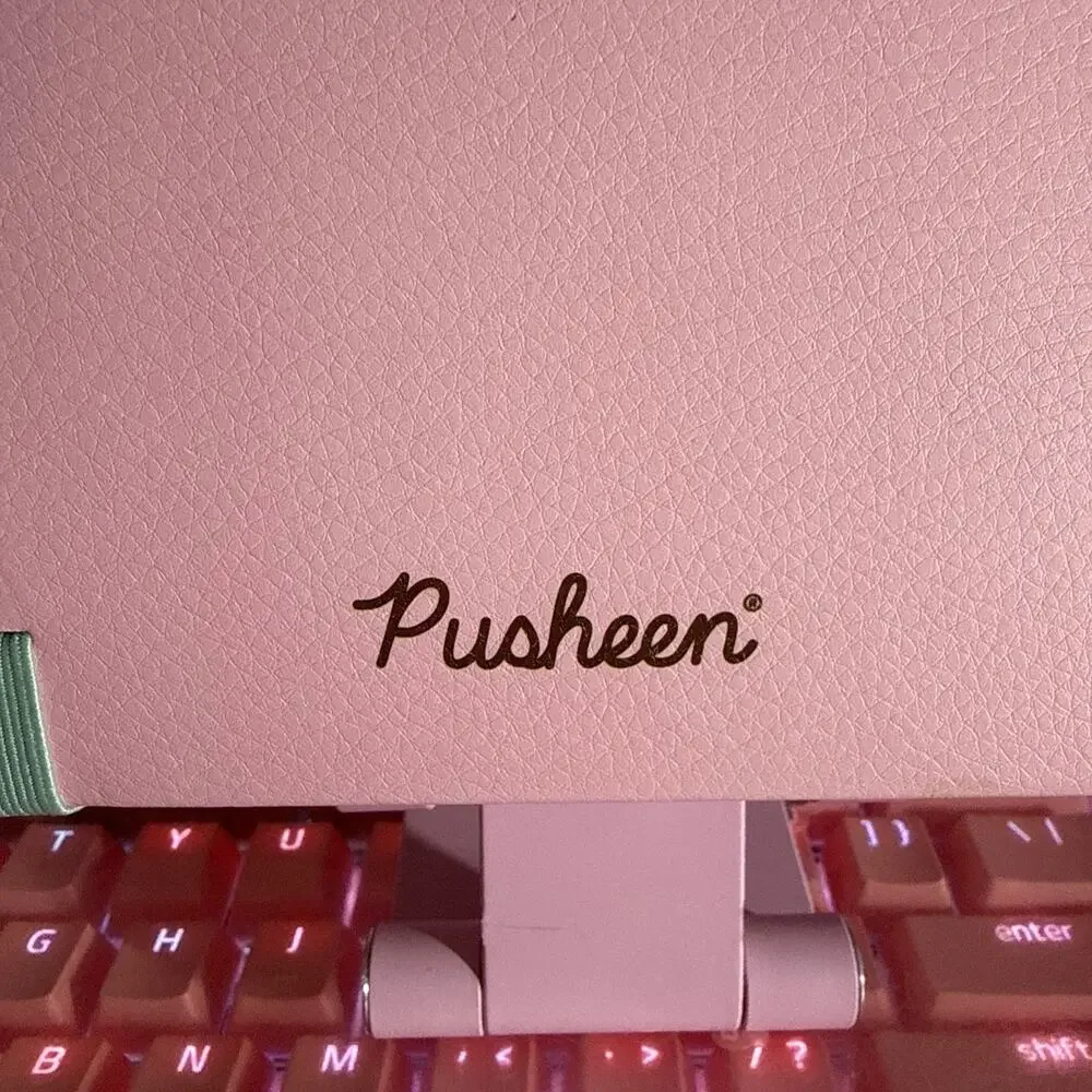 Pusheen Notebook Hi Pink Lined Journal Diary 160 Pages 2025 Casebound Elastic